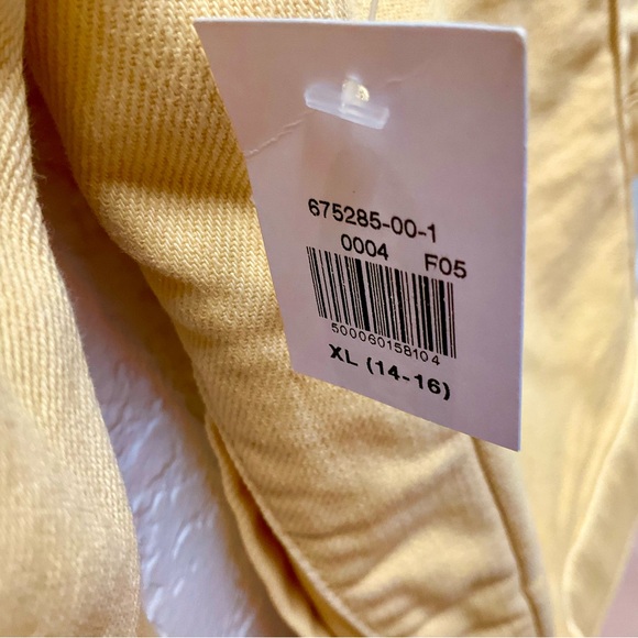 NWT Old Navy Yellow Girls Jeans Jacket - Picture 5 of 8
